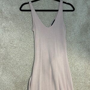 Lulu's Light Pink Midi Dress